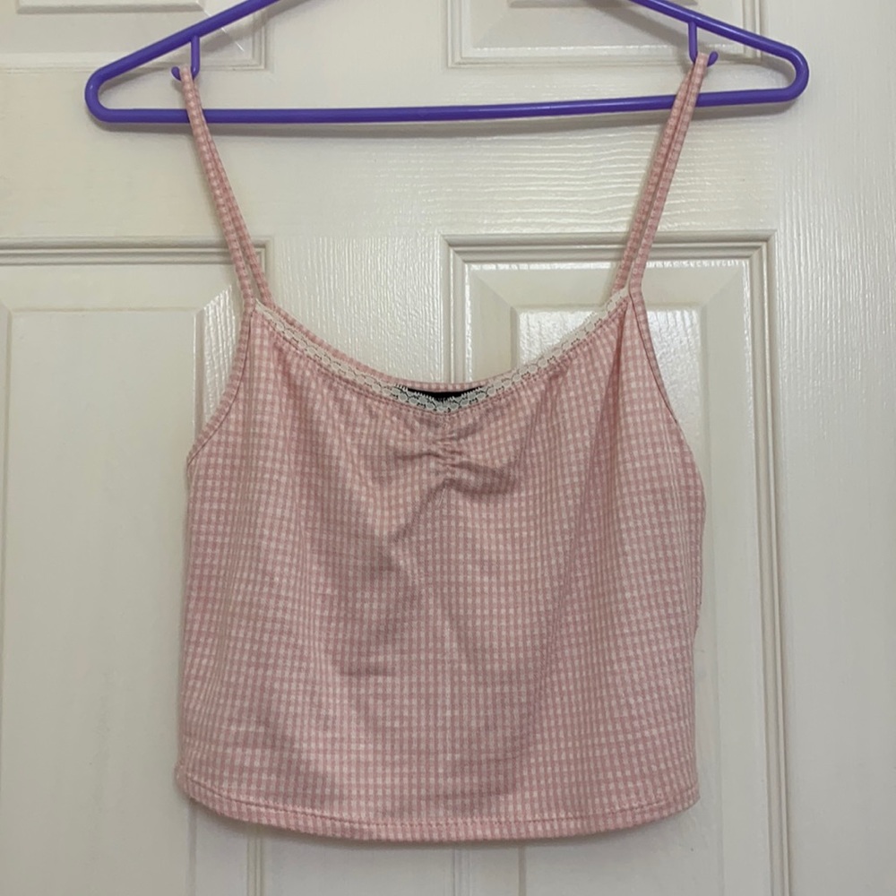 Baby pink dainty tank top